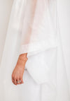 Serafina One Size Hooded Rain Poncho, Clear