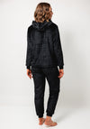 Serafina Collection Hooded Pyjama Set, Black