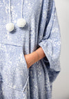Serafina Collection One Size Hooded Snuddie, Blue