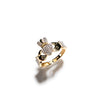 9 Carat Gold CZ Claddagh Ring, Gold