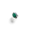 POM Chunky Malachite Ring, Silver