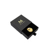 M Collection Hammered Statement Adjustable Ring, Gold