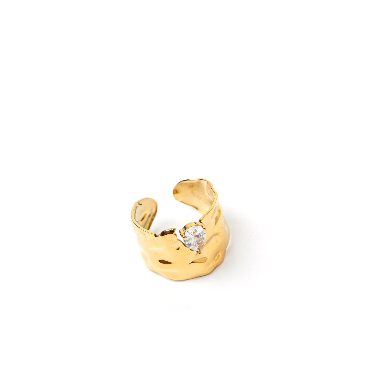 M Collection Chunky CZ Ring, Gold McElhinneys