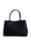 Zen Collection Pebbled Faux Leather Small Grab Bag, Navy