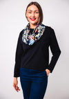 My Soul Graphic Print Loop Scarf, Multi-Coloured