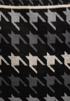 Serafina Collection Houndstooth Mix Scarf, Grey Multi