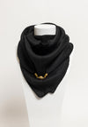 Serafina Collection Magnetic Scarf, Black