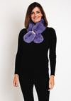 Serafina Collection Faux Fur Pearl Collar, Violet