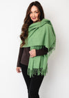 Serafina Collection Cashmere Blend Pashmina, Green