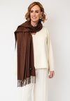 Serafina Collection Cashmere-blend Pashmina, Brown