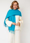 Serafina Collection Cashmere Pashmina, Turquoise Blue