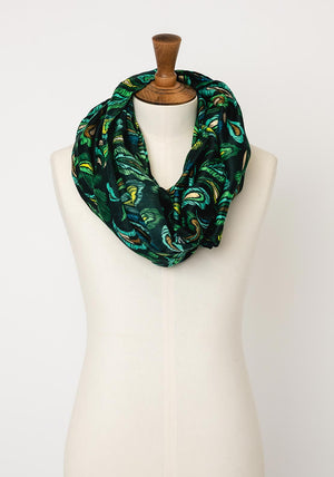 Serafina Paisley Print Lightweight Scarf, Punk