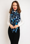 Serafina Collection Spotted Scarf, Blue