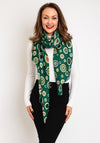 Serafina Collection Spotted Scarf, Green