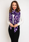 Serafina Collection Spotted Scarf, Purple