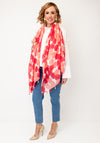 Serafina Collection Watercolour Print Scarf, Red