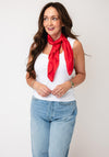 Serafina Collection Solid Colour Scarf, Red