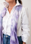 Serafina Collection Marble Pattern Scarf, Lilac