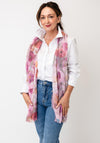 Serafina Collection Floral Print Scarf, Pink Multi