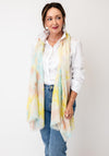 Serafina Collection Watercolour Print Scarf, Yellow Multi