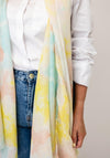 Serafina Collection Watercolour Print Scarf, Yellow Multi