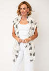 Serafina Collection Assorted Heart Print Scarf, White Multi