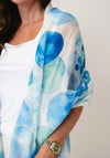Serafina Collection Watercolour Scarf, Blue Multi