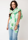 Serafina Collection Watercolour Scarf, Green Multi