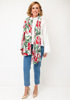 Serafina Collection Silk Blend Floral Print Pashmina Scarf, Multi