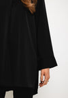 Serafina Collection Satin Blouse, Black