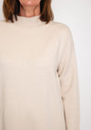 Serafina Collection Soft Knit Knee Length Jumper Dress, Cream