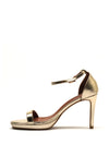 Zen Collection Metallic High Heeled Sandals, Gold