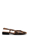 Zen Collection Patent Leopard Ballet Pump, Tan