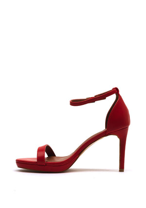 Zen Collection High Heeled Sandals, Red