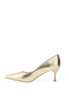 Zen Collection Pointed Toe Heeled Shoes, Gold
