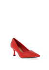 Zen Collection Pointed Toe Heeled Shoes, Red