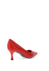 Zen Collection Pointed Toe Heeled Shoes, Red