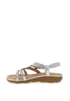 Sponge Riva Diamante Multi Strap Sandals, Glitz