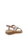 Sponge Veneto Diamante T-Bar Sandals, Rose Gold