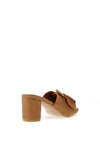 Zen Collection Woven Heeled Mules, Tan