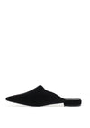 Zen Collection Flat Mule Shoes, Black