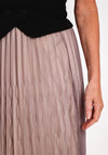 Serafina Collection Ombre Tulle Midi Skirt, Beige