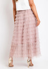 The Sofia Collection Tier Tulle Skirt, Rose