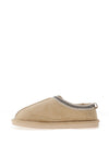 Zen Collection Aztec Detail Faux Fur Lined Slipper, Beige