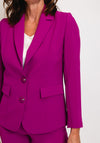 Avalon Dolores Single Breasted Blazer, Magenta
