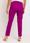 Avalon Penny Slim Leg Trousers, Magenta