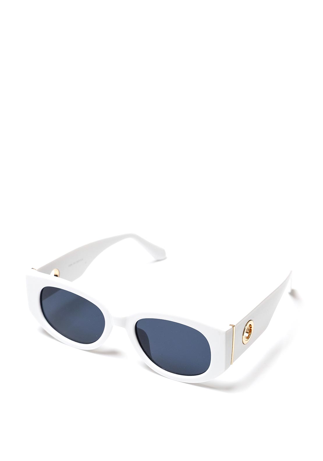 Serafina Collection Rectangular Sunglasses, White