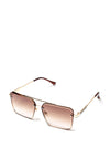Serafina Collection Aviator Sunglasses, Brown