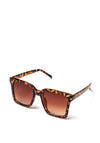 Serafina Collection Oversized Square Sunglasses, Brown