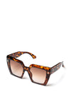 Serafina Collection Oversized Sunglasses, Brown